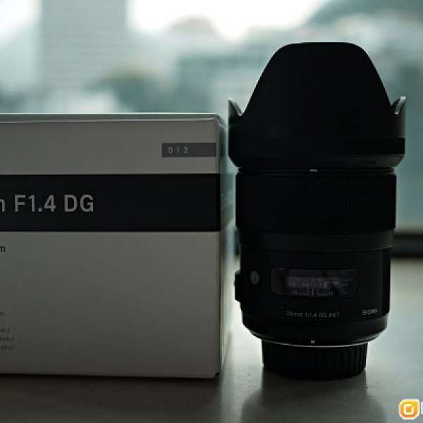 Sigma 35mm 1.4 DG HSM Art (Nikon Mount) -95% new