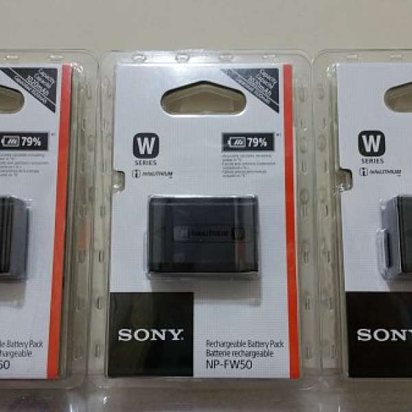全新Sony 原廠電池NPFW50  A7系列 A5000 A5100 A6000