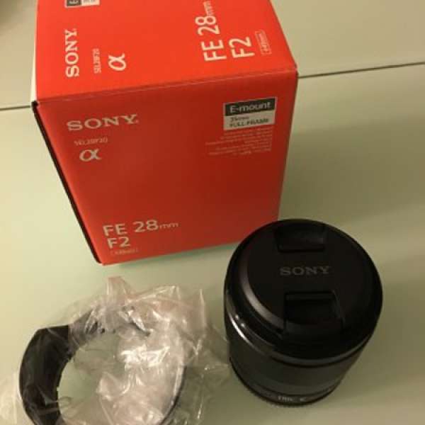 有保養  Sony Lens FE 28mm F2 SEL28F20 A7 or Sony A7R body