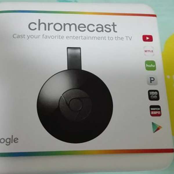 GOOGLE Chromecast 2.0 100%work 99%new kwai fong mtr交收