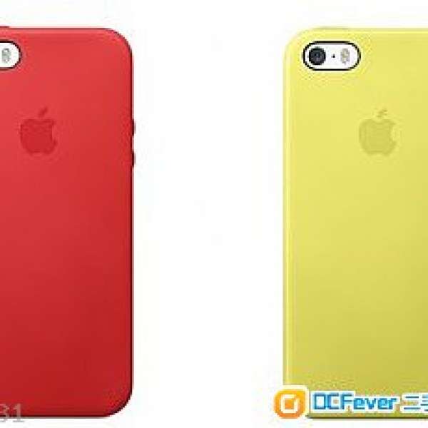 全新未開封原裝蘋果iPhone 5/5s Case 紅色$78 / 黃色$68