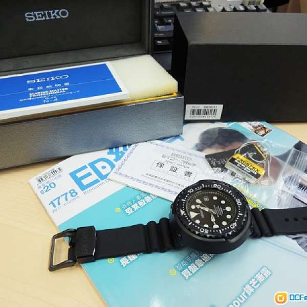 停產九成新SBDX011 皇帝呑 SEIKO TUNA 1000m  full set $11,500, 一口價