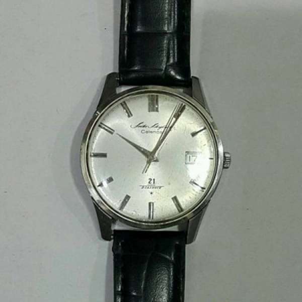 1964年古董，精工Seiko skyliner calendar j15035  Diashock 21 Jewels