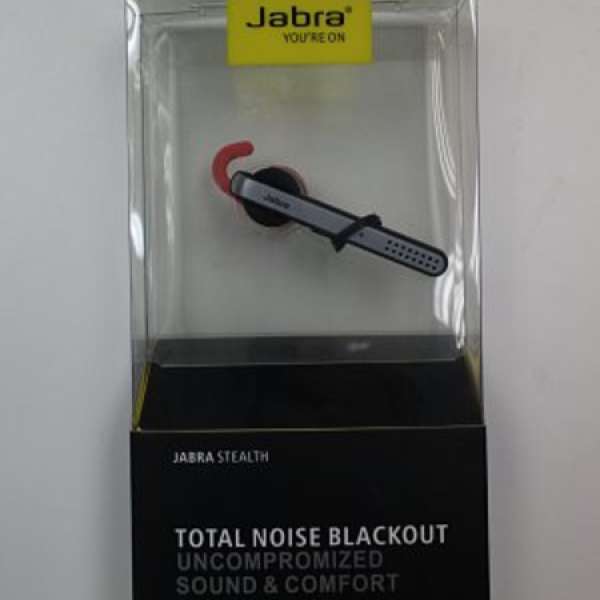 全新Jabra Stealth Bluetooth藍牙 無線耳機,超大聲清晰,駕車外工作必備