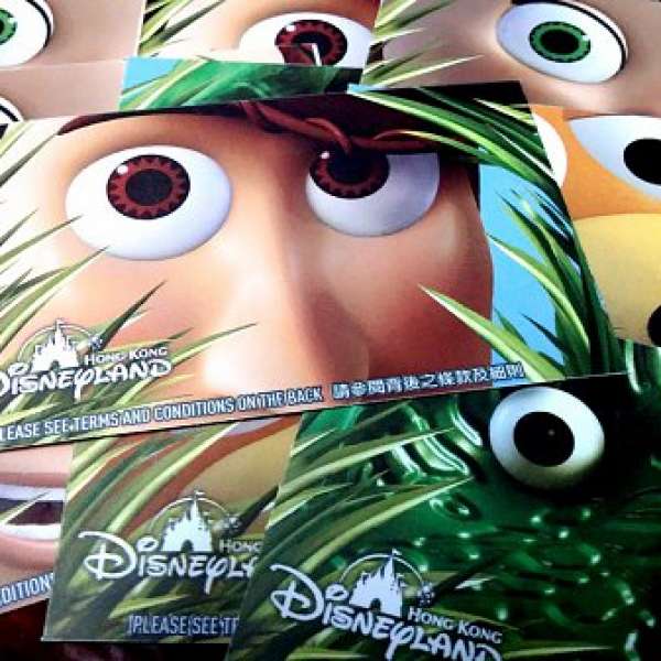 香港迪士尼樂園門票(Disney) 多張 - 到期日3 Jun 2016