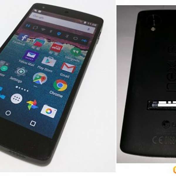 Nexus 5 黑色 32 GB 100% 正常 (請出價)
