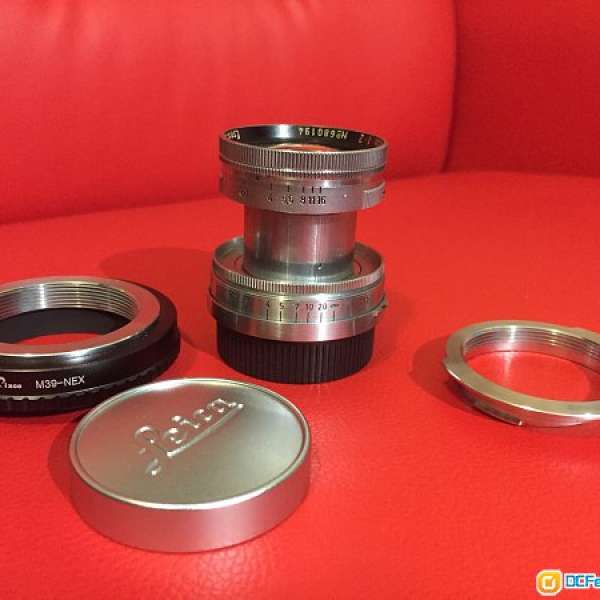 Leica Summitar 5cm f2 Collapsible Lens L39 LTM mount