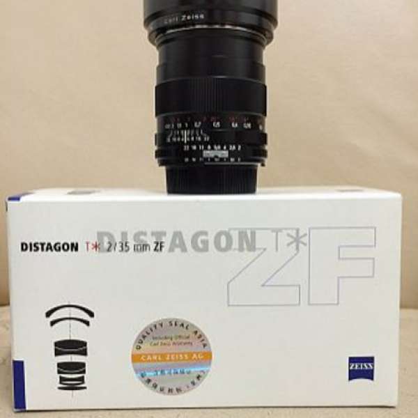 95% New 行貨 Zeiss Distagon T* 35mm F2 ZF lens 手動對焦 Nikon 送SONY 轉接環
