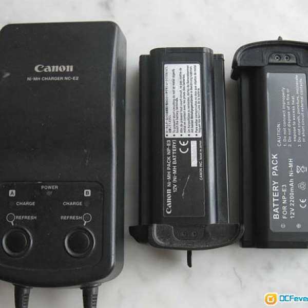 canon Nc-e2 charger + 兩電 1d用
