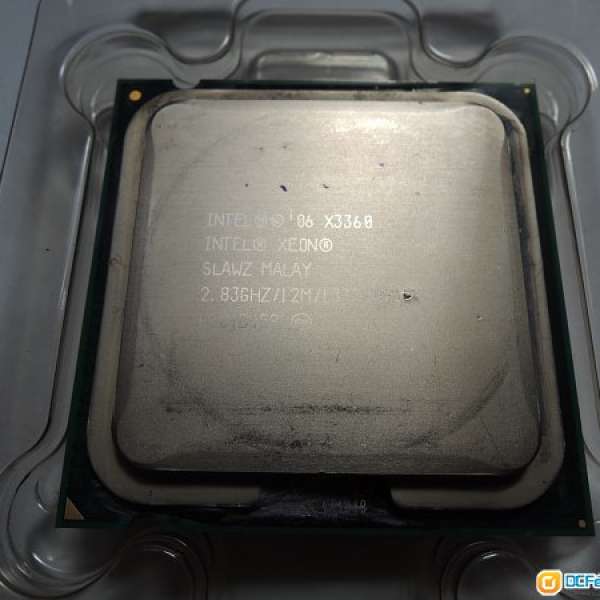 Intel Xeon X3360 Processor 2.83 Ghz 12 MB LGA775 server 級4核CPU