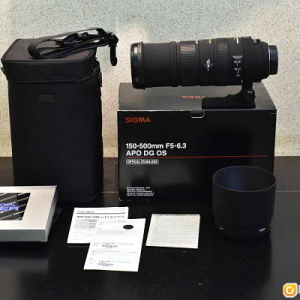 Sigma APO 150-500mm F5-6.3 DG OS HSM Nikon mount