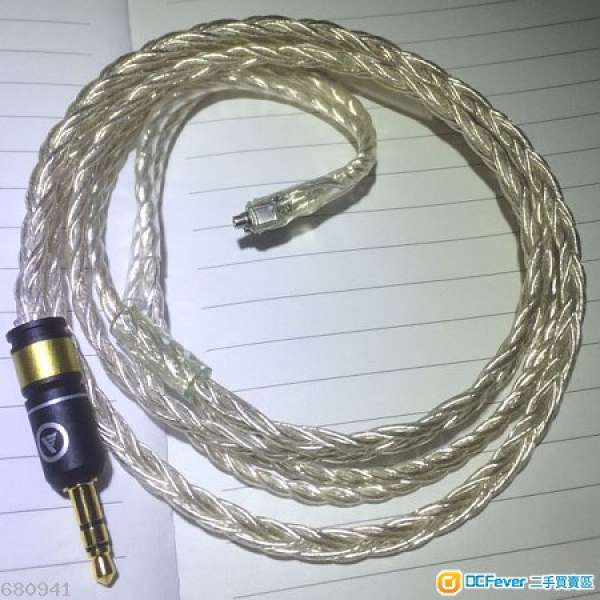 [超值新產品] Neotech 鍍銀單晶銅 6絞透明版 Shure 升級線 Shure 535 425 315 215 ...