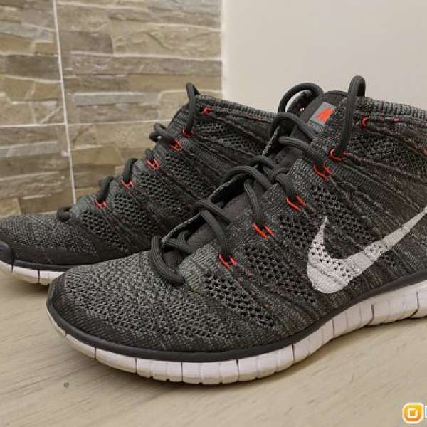 Nike Free Flyknit Chukka US 8 95%新