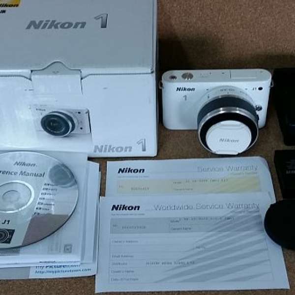 Nikon J1 10-30mm kit set（白色)