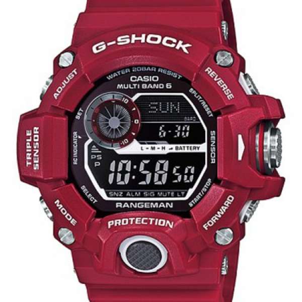 G shock 全新GW-9400RD-4 紅貓國際版fullset casio g-shock