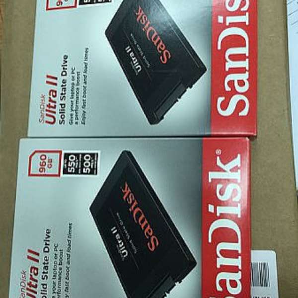 最後1隻 全新未開封 SanDisk Ultra II 960GB SSD $1600