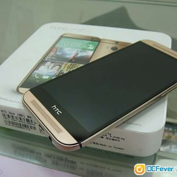 出售物品: 95%新HTC ONE M8 金色 行貨 跟盒&單