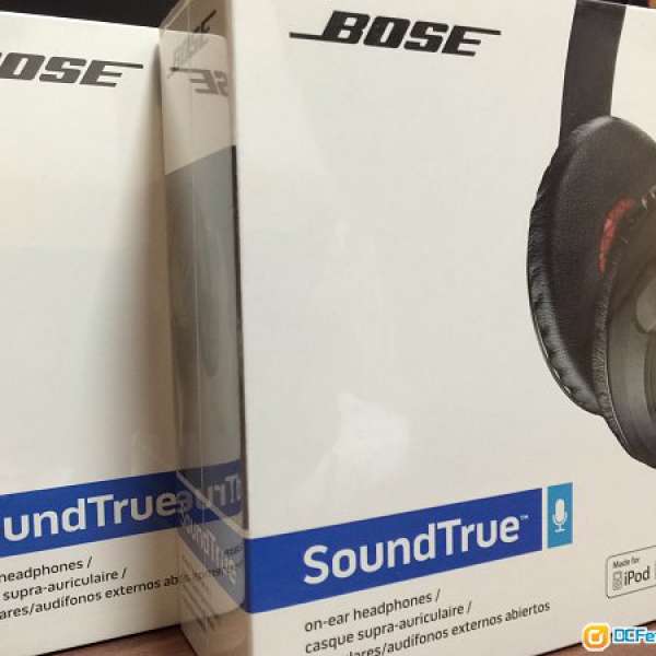 全新未開封 Bose 香港行貨 SoundTrue耳機全黑色－ 貼耳式