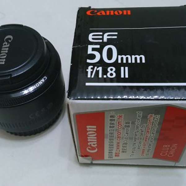 Cannon EF 50mm f1.8 II鏡頭