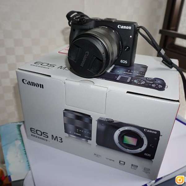 HK$2400 - Canon EOS M3 連 EF-M 18-55mm 鏡頭 (黑色 kit)