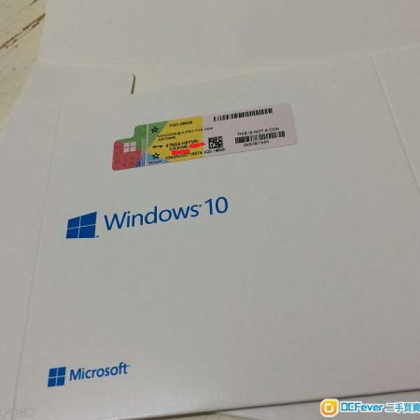 正版全新未開封Windows10 專業版 英文/中文 32/64bitOEM