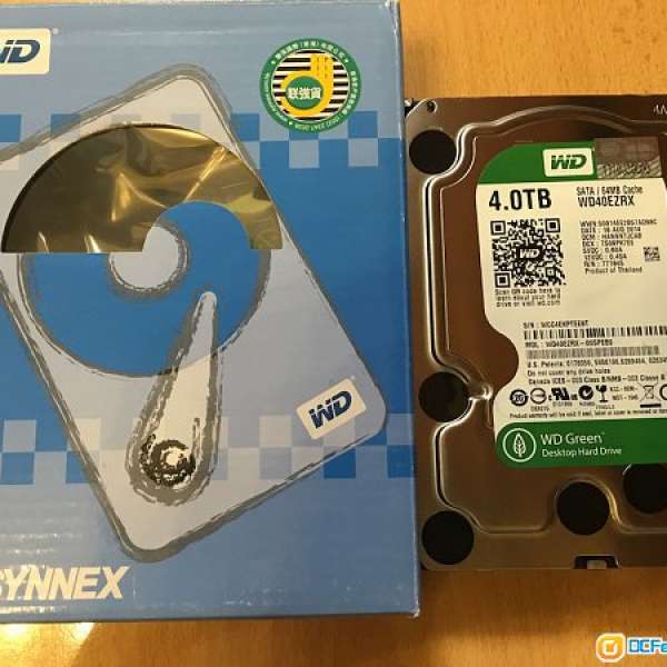 Western Digital WD 4000GB 4TB 三寸半 SATA HDD 共兩隻 私人自讓