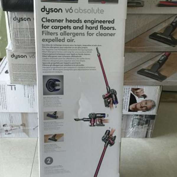 全新 Dyson V6 Absolute 現貨 $3600 (送mattress tool頭-可吸塵蟎)有HEPA Filter