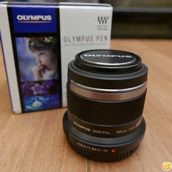 Olympus M.ZUIKO DIGITAL 45MM F1.8 (Black)