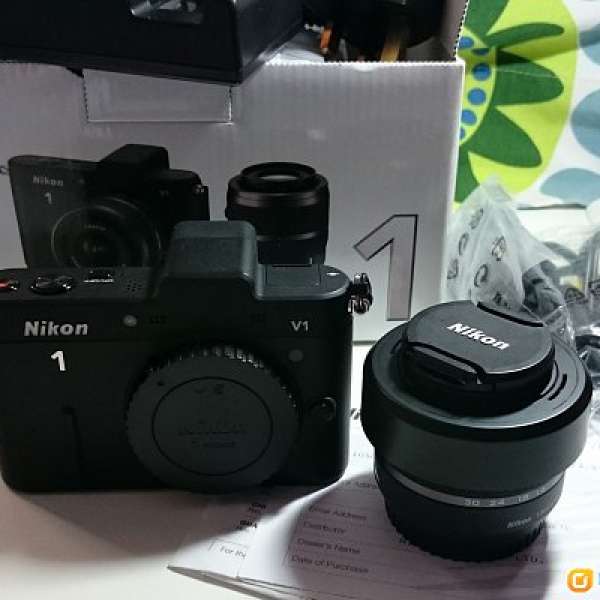 Nikon 1 V1 with 10-30mm 兩電 + 閃光燈 SB-N5 V1 V2 V3 都用到