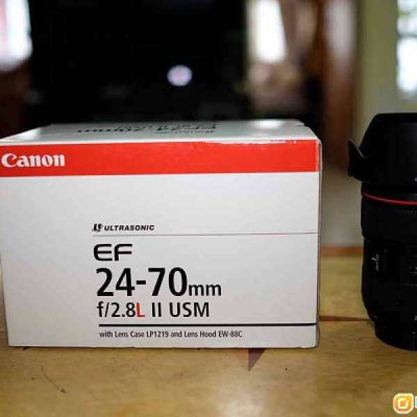 Canon EF 24-70mm f2.8L II USM連 B+W 82MM Filter