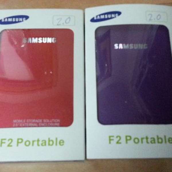 100%New Samsung 2.5吋 Sata 外置超薄硬盤盒 usb 2.0(不用缧絲)方便好用