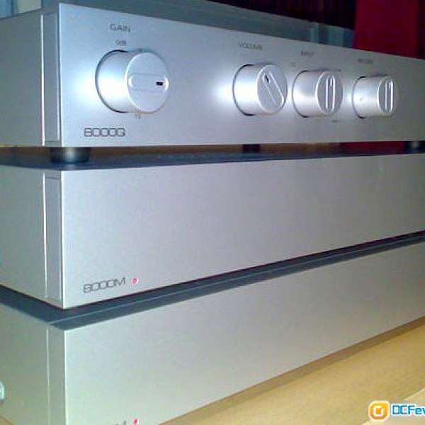 Audiolab 8000Q 前級 + 8000M 2部後級 amp