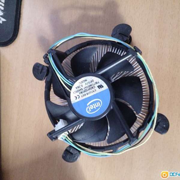 全新 Intel CPU 銅芯 散熱風扇 fan socket 1155/1150