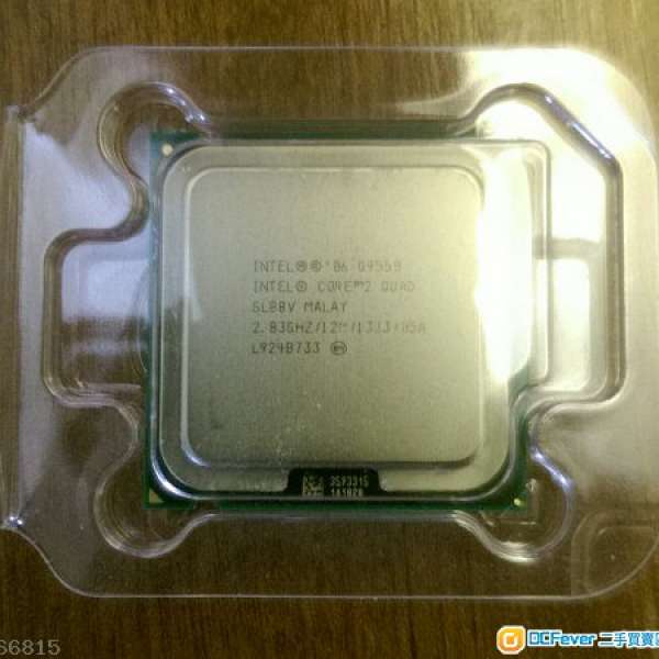 INTEL CPU Q9550 4核心 2.83GHz 12MB Cache LGA775底板最強 處理器