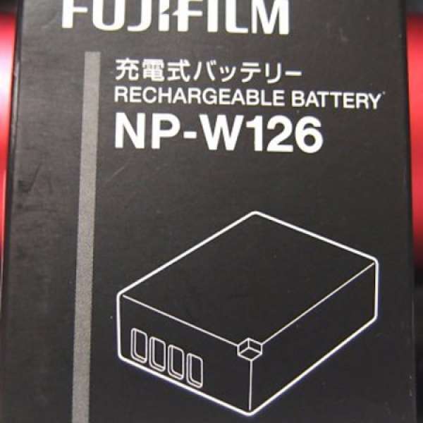全新 Fujifilm NP-W126 原廠電池 for X-T1 X-Pro1 X-E1 X-E2