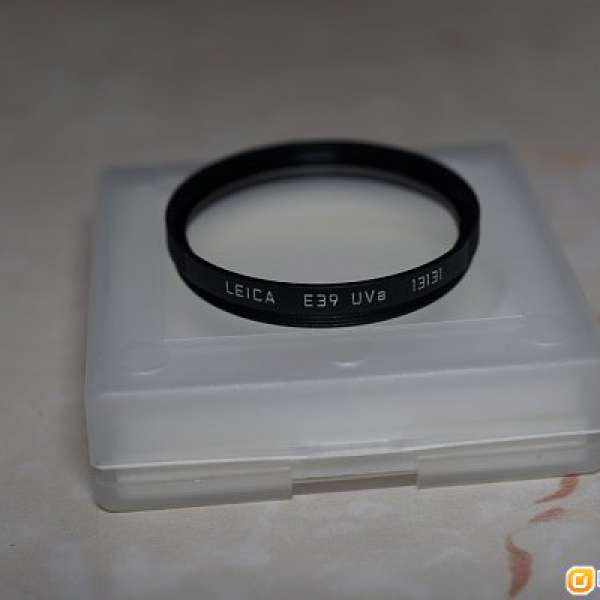Leica E39 UVa 13131 Filter Black color
