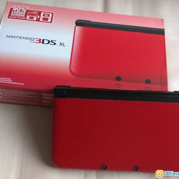 美版 3DS XL 紅色