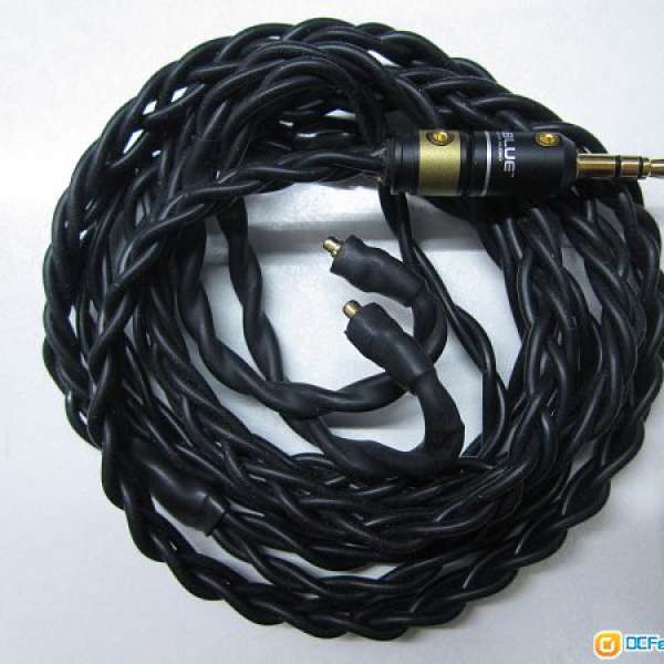 黑金剛 4芯 耳機升級線 (Shure UE900 mmcx頭/ Viablue 3.5mm頭)