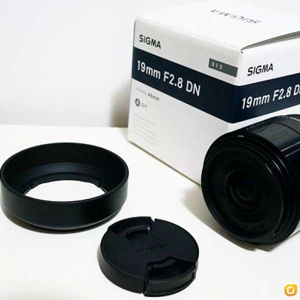 Sigma 19mm F2.8 DN for Sony E-mount 新版黑鏡