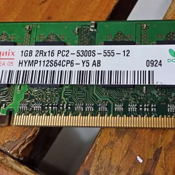Hynix 1GB DDR2 RAM PC2-5300 667MHz 200-Pin Laptop SODIMM