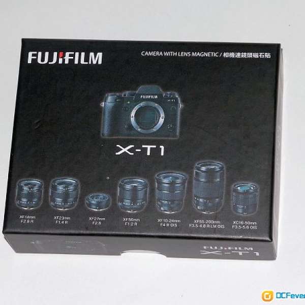 全新 Fujifilm X-T1 一機七鏡珍藏套裝