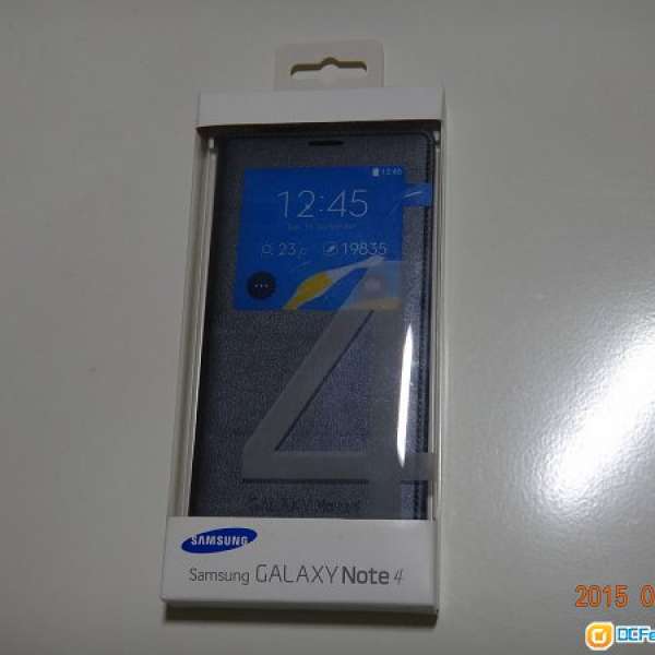出售 全新未開 Samsung 三星 Galaxy Note 4 N910U S-View Cover 黑色 原廠手機套 保...