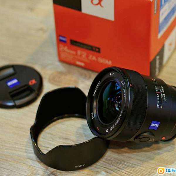 Sony Zeiss SAL ZA 24mm f/2 SSM (for A99 or A7r A7s + LA-EA4)