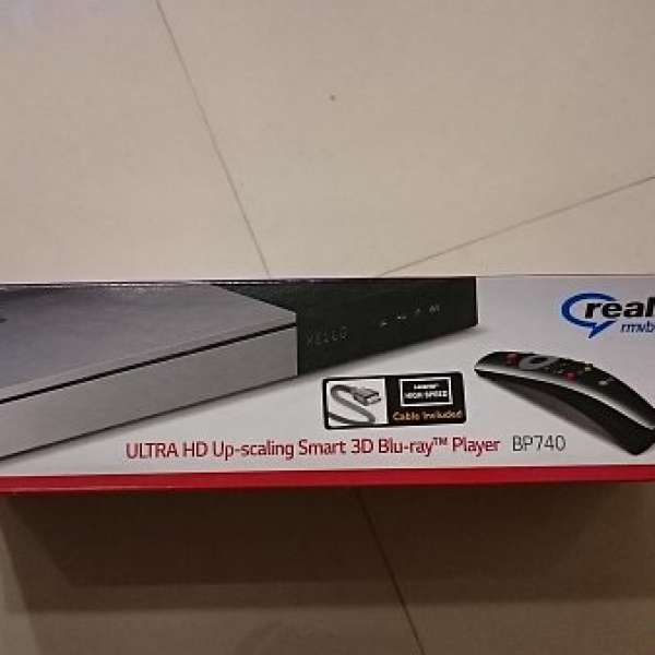 LG 3D UHD 4K BLU-RAY Player BP740