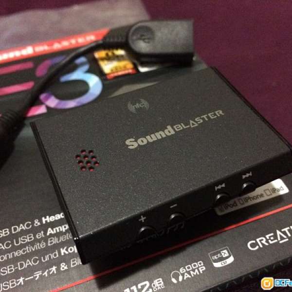 90%新已run in小耳擴Creative Sound Blaster E3