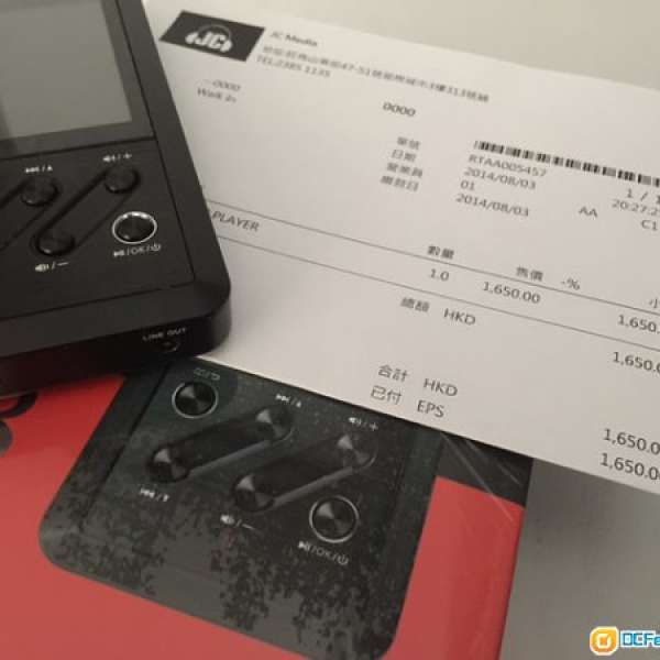 Fiio x3，9成新。新淨。售＄1,100