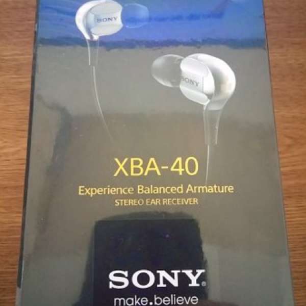 再來！！！***全新罕有頂級經典***Sony XBA-40 4單元 耳機 銀色