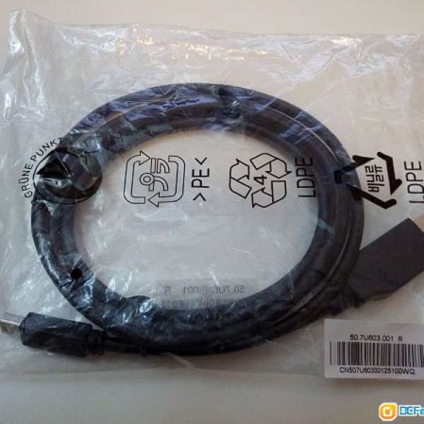 Dell display Port to Mini Displayport Cable (New)