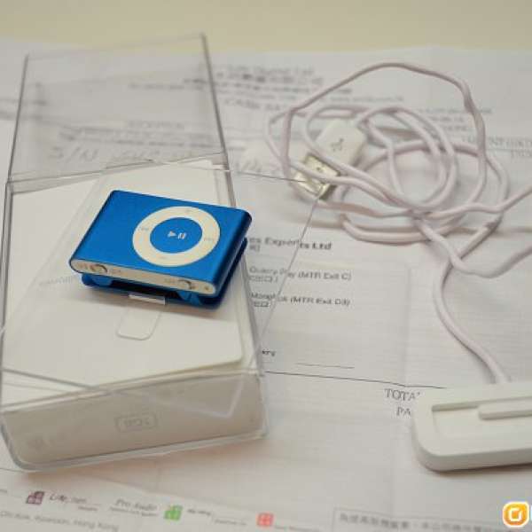 壞 入水 Apple iPod Shuffle Blue