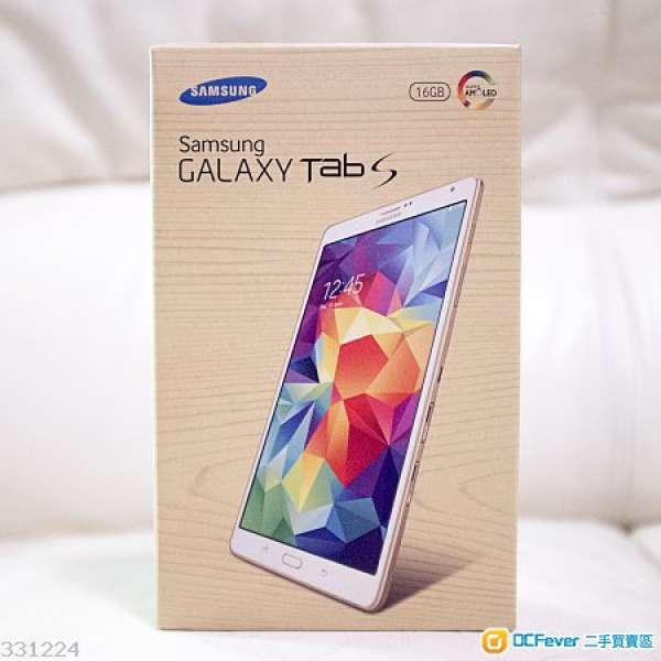 100% 全新 未開封 Samsung GALAXY Tab S 8.4 4G LTE (SM-T705) 白色16G 香港行貨